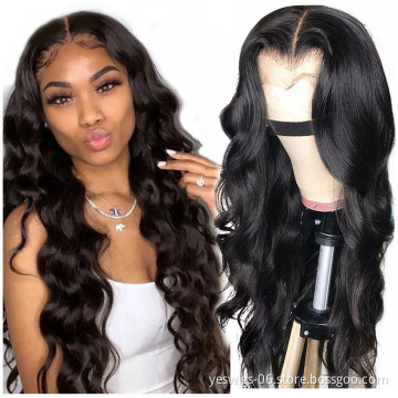 30 32 Long Length Raw Lace Front Wig For Black Women Free Lace Wig Samples Raw Brazilian Cuticle Aligned Hair Lace Closure Wig